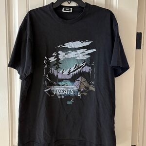 Kith Black Short Sleeve Graphic Tee